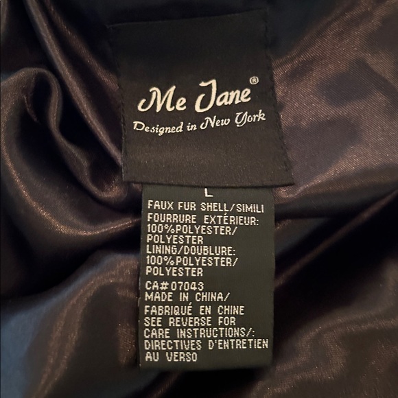 Gorgeous Me Jane Ladies Soft Furry Vest Size Large - Picture 6 of 7